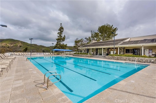 view of pool