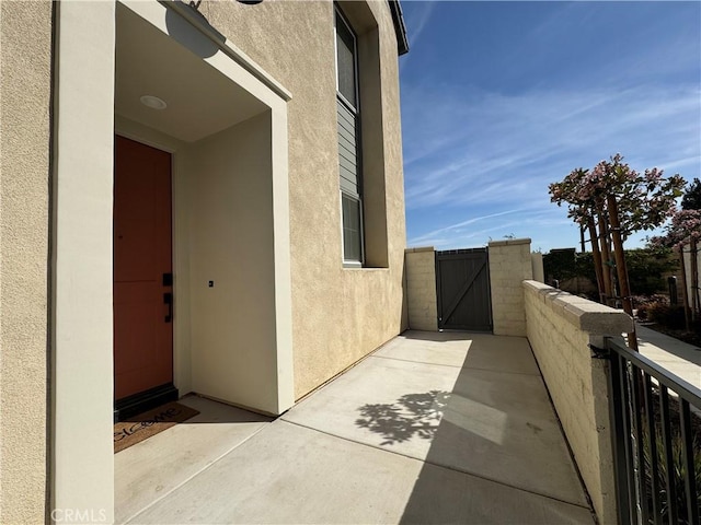3530 E Delight Paseo Unit 205, Ontario, CA 91761 - entrance to property with stucco siding