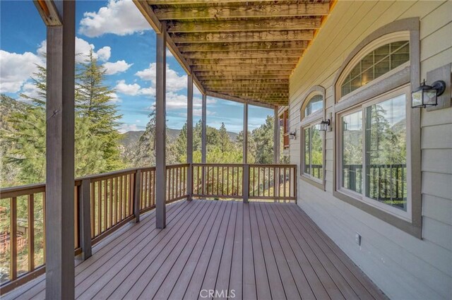 view of deck