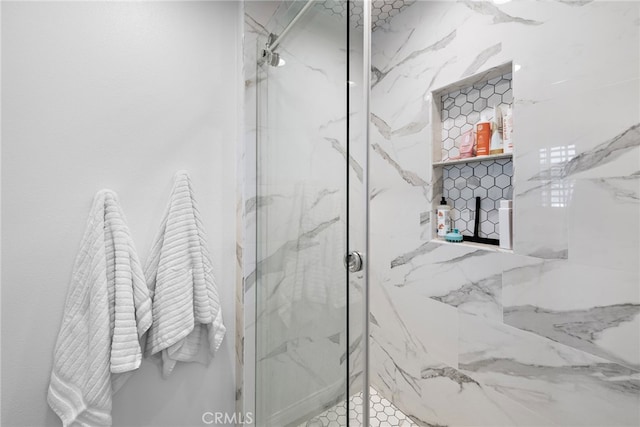 14 Belaire, Laguna Niguel, CA 92677 - bathroom with a marble finish shower