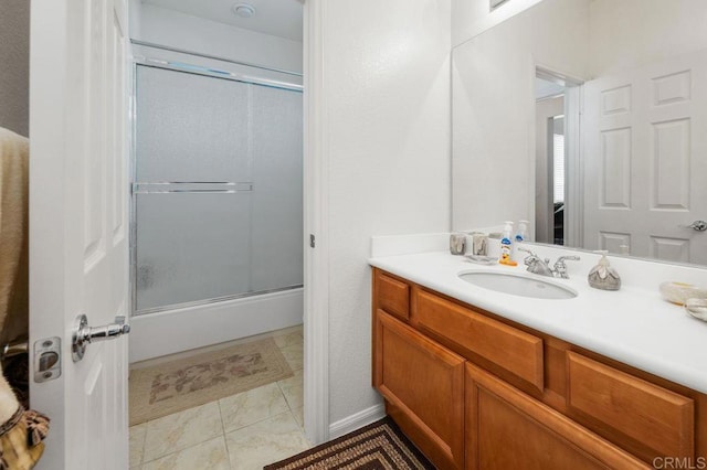 full bath featuring vanity
