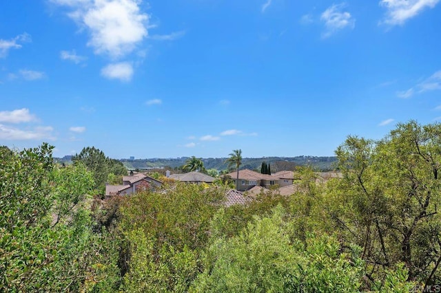 property view of water featuring a residential view