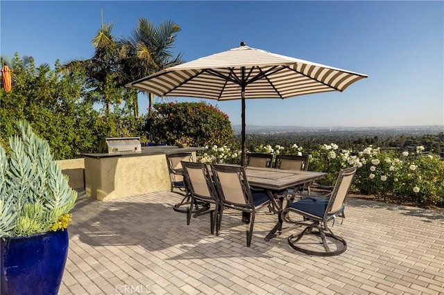 6304 E E W View Dr, Orange, CA 92869 - view of patio featuring outdoor dining space
