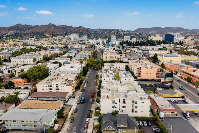 1310 N Detroit St Unit 405, Los Angeles, CA 90046 - bird's eye view with a view of city and a mountain view