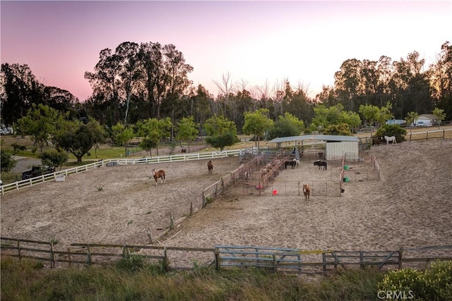 1473 Willow Rd, Nipomo, CA 93444 - view of property's community with a view of rural / pastoral area, an enclosed riding area, an exterior structure, and an outbuilding