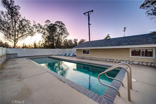 1473 Willow Rd, Nipomo, CA 93444 - view of swimming pool featuring a fenced backyard and a patio