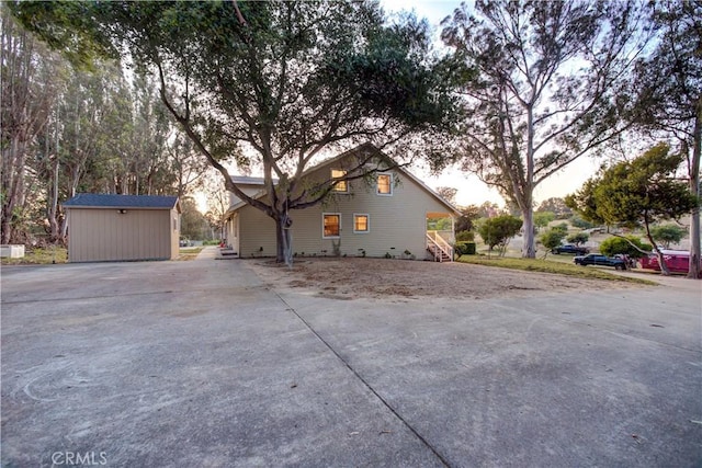 1473 Willow Rd, Nipomo, CA 93444 - view of front of house featuring a shed