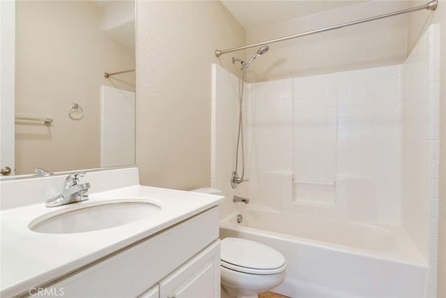 26121 Citron St, Loma Linda, CA 92354 - full bathroom with toilet, shower / washtub combination, and vanity