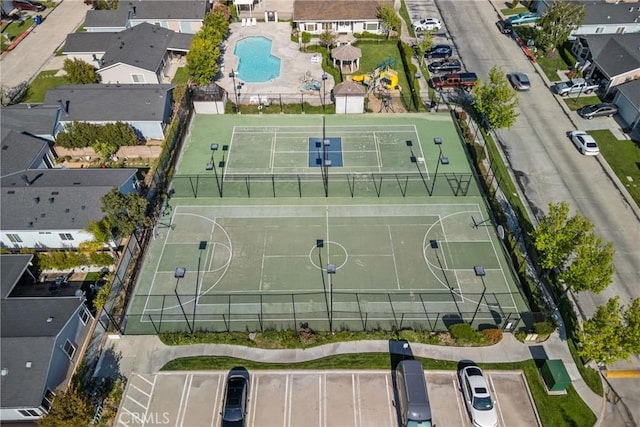 27828 Spyglass Ln, Canyon Country, CA 91351 - bird's eye view with a residential view