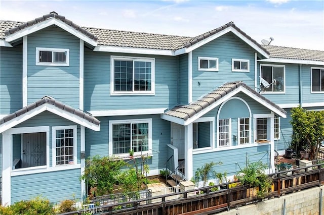 119 N Alhambra Ave Unit D, Monterey Park, CA 91755 - view of front of home with a tile roof