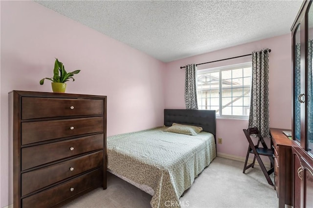 119 N Alhambra Ave Unit D, Monterey Park, CA 91755 - bedroom featuring light carpet and a textured ceiling
