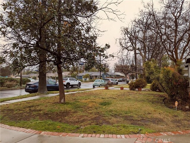view of yard with a residential view