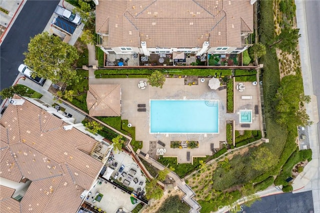 15427 Park Point Ave Unit 110, Lake Elsinore, CA 92532 - aerial view of a pool