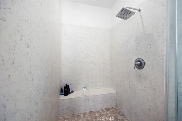 full bath featuring walk in shower