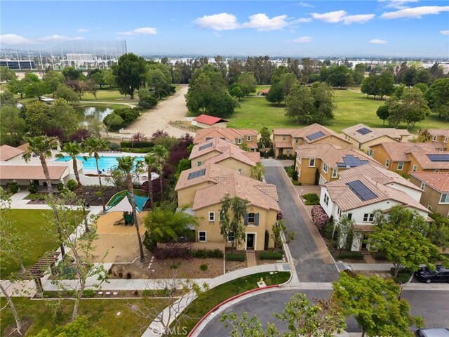 bird's eye view featuring a residential view