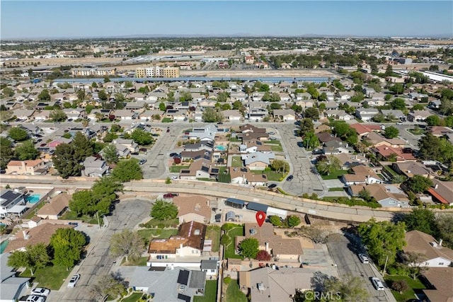 birds eye view of property featuring a residential view