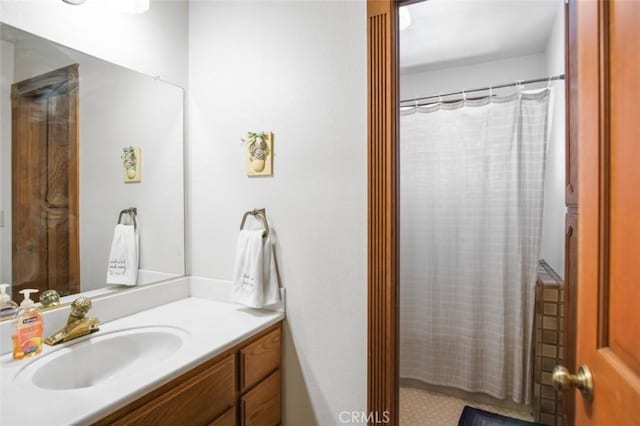3716 Viader Dr, Modesto, CA 95356 - full bath featuring vanity and a shower with curtain