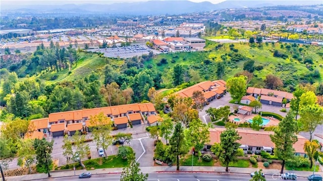 11449 Tampa Ave Unit 139, Porter Ranch, CA 91326 - aerial view with a mountain view