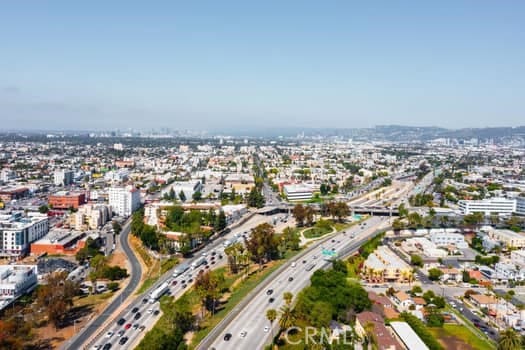 432 N Virgil Ave, Los Angeles, CA 90004 - drone / aerial view featuring a view of city