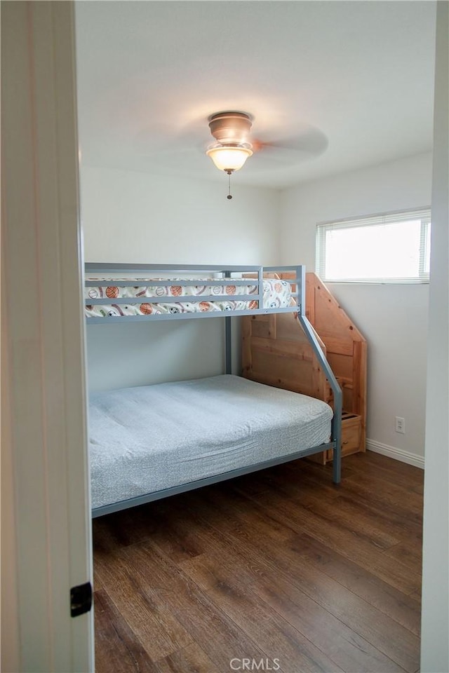 3139 E Chapman Ave Unit 14A, Orange, CA 92869 - bedroom with wood finished floors and baseboards