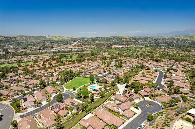 birds eye view of property featuring a residential view