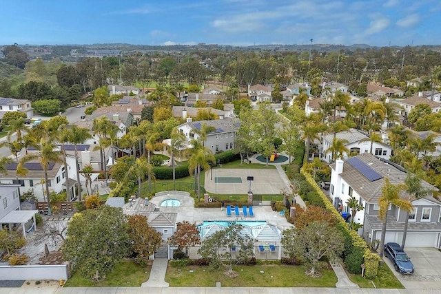 birds eye view of property featuring a residential view