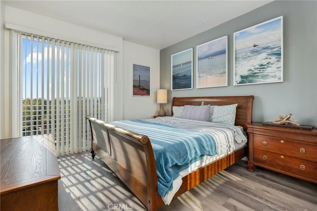 1055 S Serrano Ave Unit 502, Los Angeles, CA 90006 - bedroom with wood finished floors