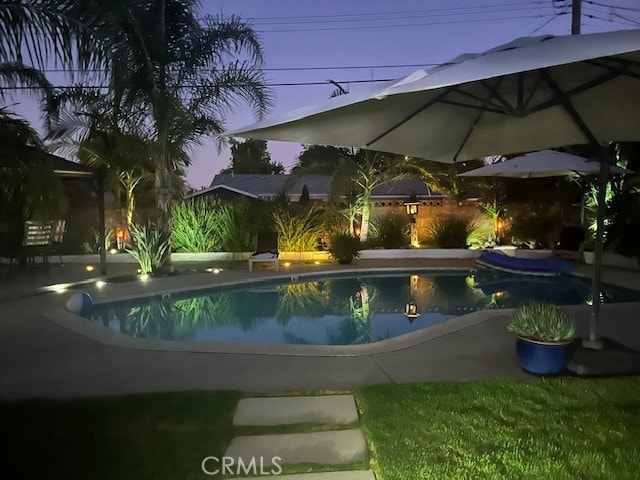 view of pool