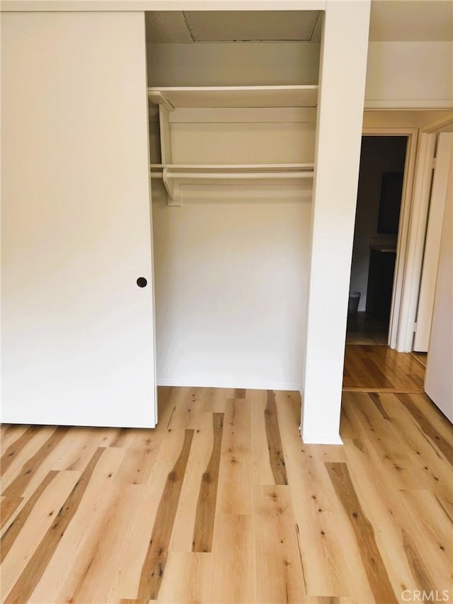 view of closet