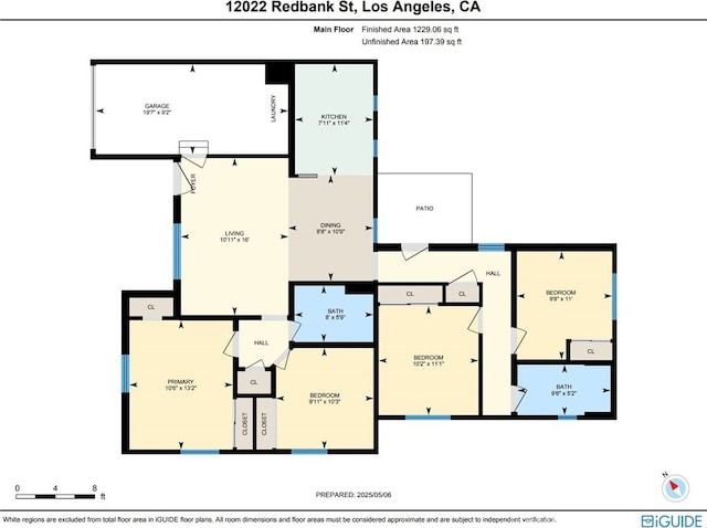 12022 W Redbank St, Sun Valley, CA 91352 - home floor plan