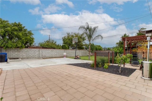 12022 W Redbank St, Sun Valley, CA 91352 - view of patio with a fenced backyard