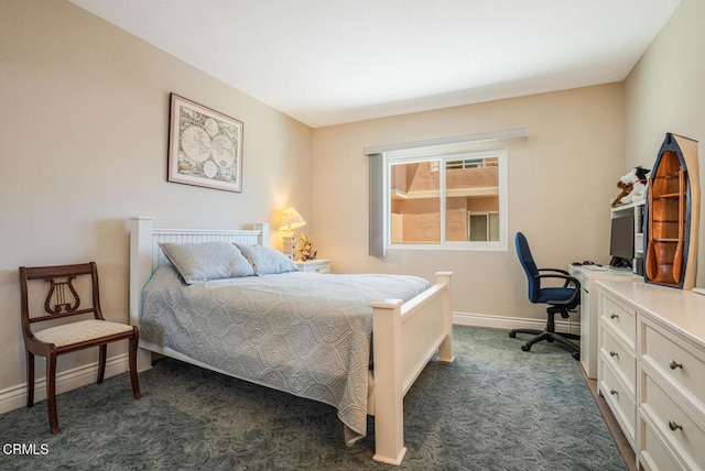 1130 Mandalay Beach Rd, Oxnard, CA 93035 - bedroom featuring baseboards and dark carpet