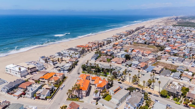 1130 Mandalay Beach Rd, Oxnard, CA 93035 - drone / aerial view featuring a water view and a view of the beach