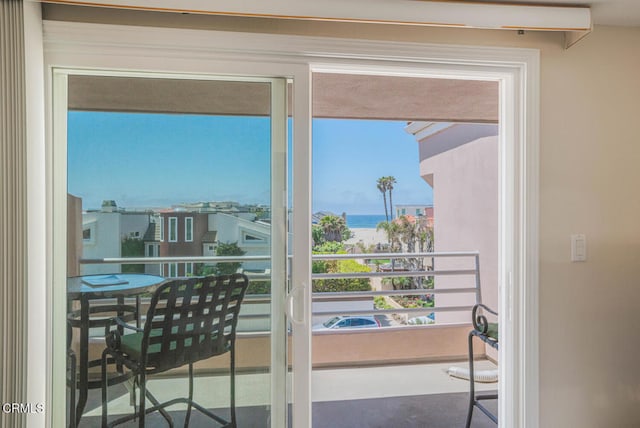 1130 Mandalay Beach Rd, Oxnard, CA 93035 - doorway to outside featuring a water view