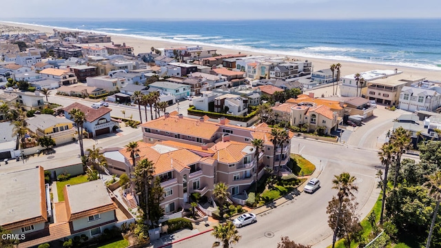 1130 Mandalay Beach Rd, Oxnard, CA 93035 - drone / aerial view with a water view and a beach view