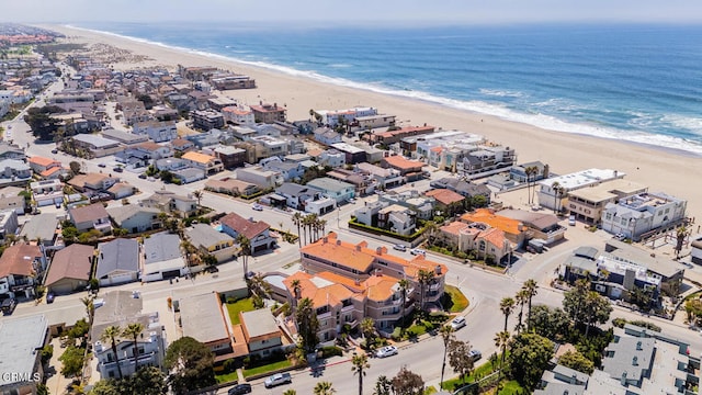 1130 Mandalay Beach Rd, Oxnard, CA 93035 - bird's eye view with a water view, a view of the beach, and a residential view