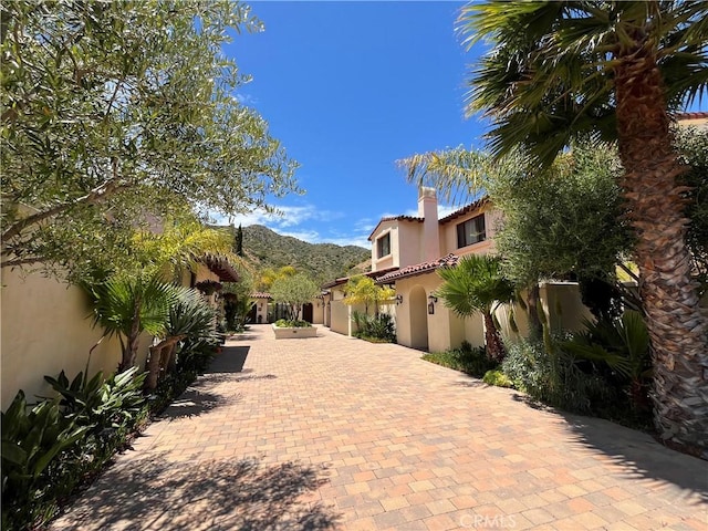 344 Triana Ln Unit 102, Avalon, CA 90704 - view of patio with a mountain view