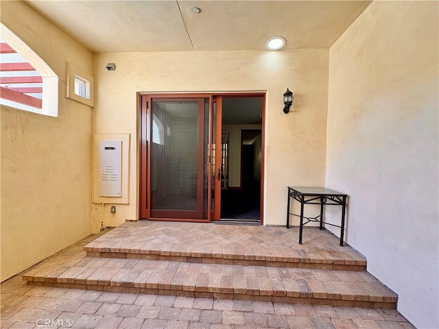 344 Triana Ln Unit 102, Avalon, CA 90704 - view of exterior entry featuring stucco siding