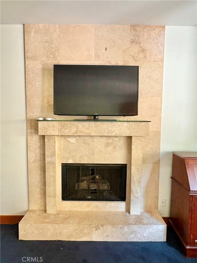 344 Triana Ln Unit 102, Avalon, CA 90704 - detailed view of a tile fireplace