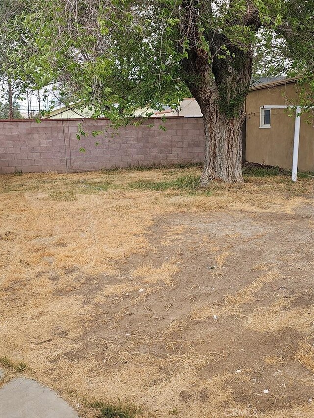44645 Fig Ave, Lancaster, CA 93534 - view of yard with fence