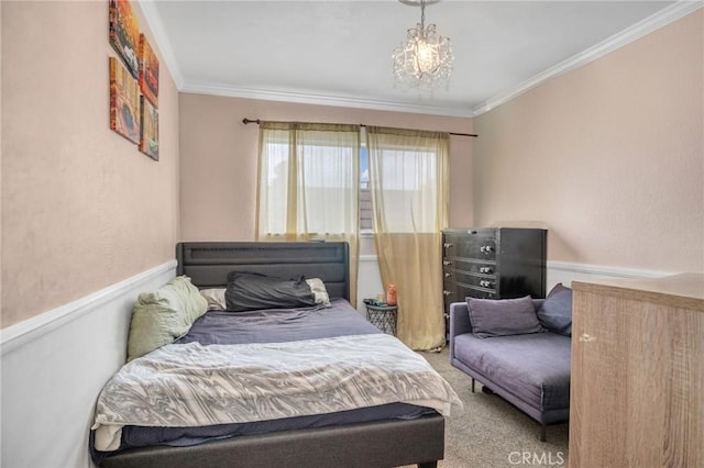 1925 Glenoaks Blvd, Unit San Fernando, CA 91340 - carpeted bedroom featuring crown molding