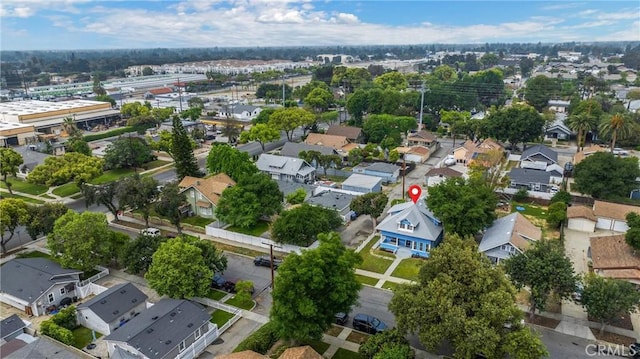 bird's eye view featuring a residential view