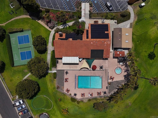 aerial view