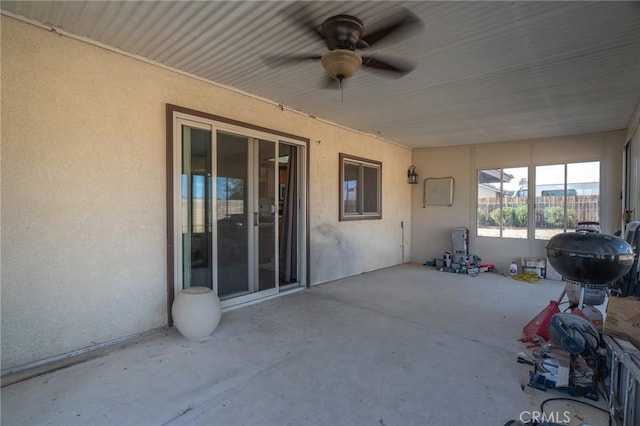 12623 Morning Star Rd, Apple Valley, CA 92308 - view of patio / terrace featuring a ceiling fan