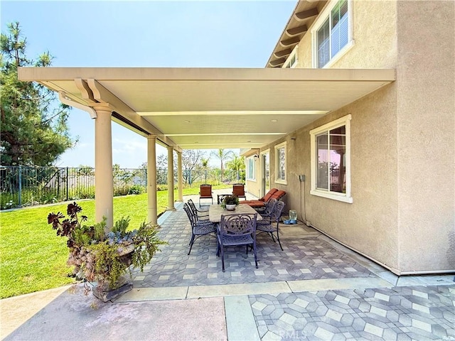 12271 Oldenberg Ct, Rancho Cucamonga, CA 91739 - view of patio / terrace with outdoor dining area
