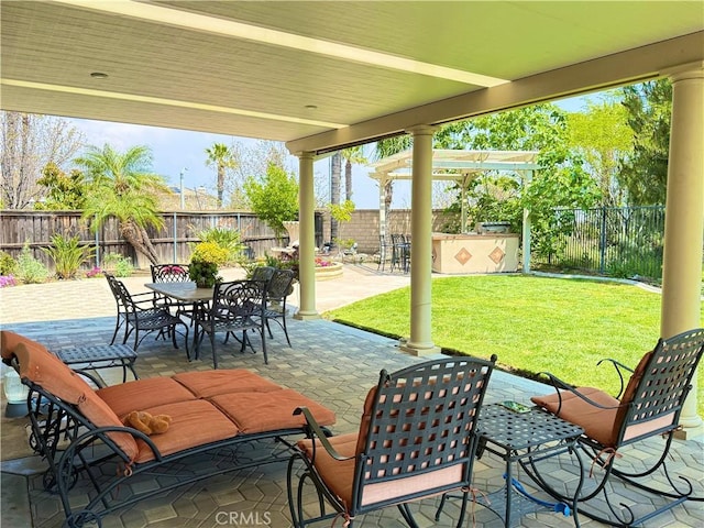 12271 Oldenberg Ct, Rancho Cucamonga, CA 91739 - view of patio with outdoor dining area