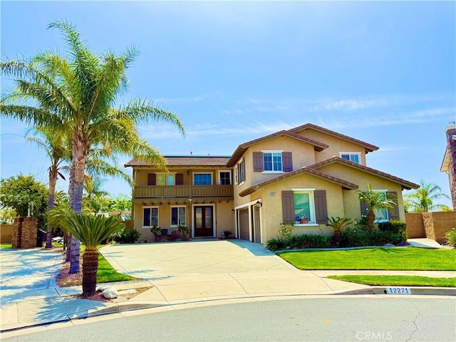 12271 Oldenberg Ct, Rancho Cucamonga, CA 91739 - view of front of house featuring stucco siding, concrete driveway, and a garage