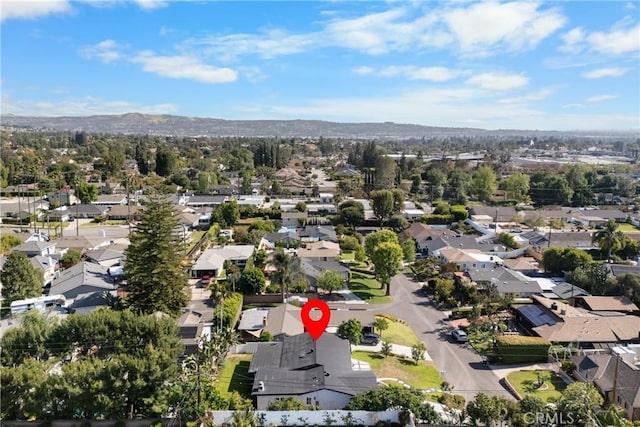 4532 Zella Ln, Yorba Linda, CA 92886 - drone / aerial view featuring a residential view and a mountain view