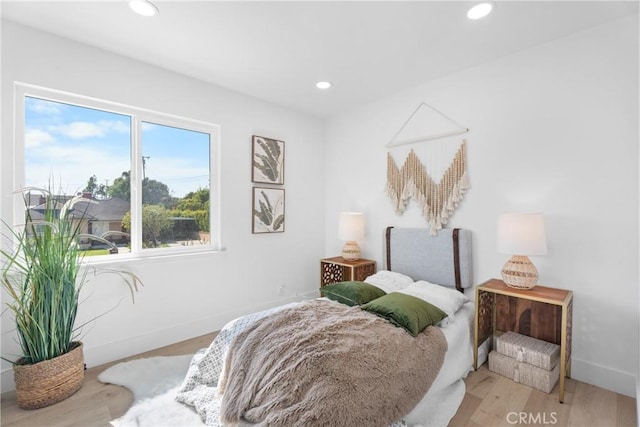 4532 Zella Ln, Yorba Linda, CA 92886 - bedroom with baseboards, recessed lighting, and wood finished floors