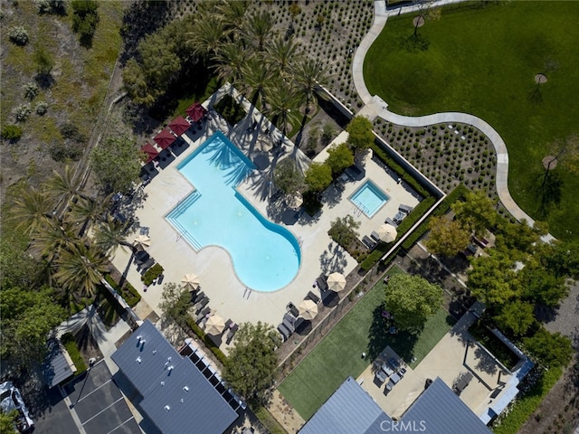 27488 Ginger Ct, Saugus, CA 91350 - bird's eye view